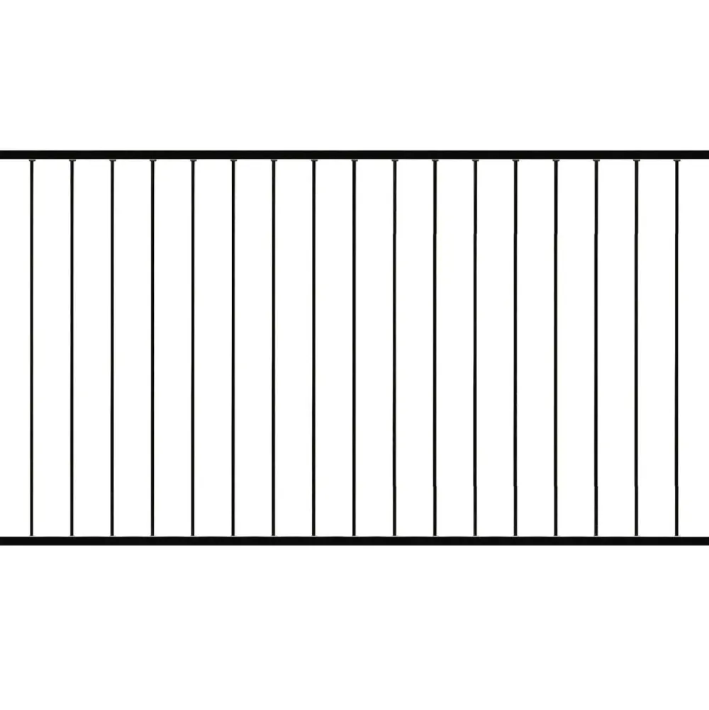 Aitaelementti Garden 180 x 100 cm musta alumiini*Green Land Discount