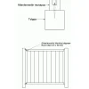 Outlet Aitaelementti Lehto A08R 1200x300 mm vinoristikko ruskea Aitaelementit
