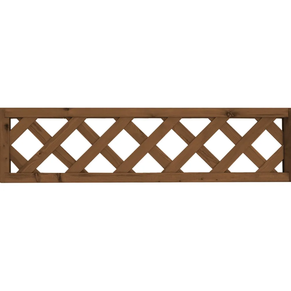 Outlet Aitaelementti Lehto A08R 1200x300 mm vinoristikko ruskea Aitaelementit