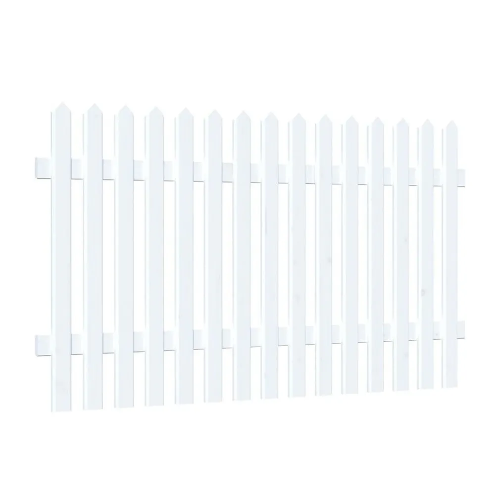 Clearance Aitaelementti Lovisa 10 100x180 cm valkoinen 5 kpl/pkt Aitaelementit