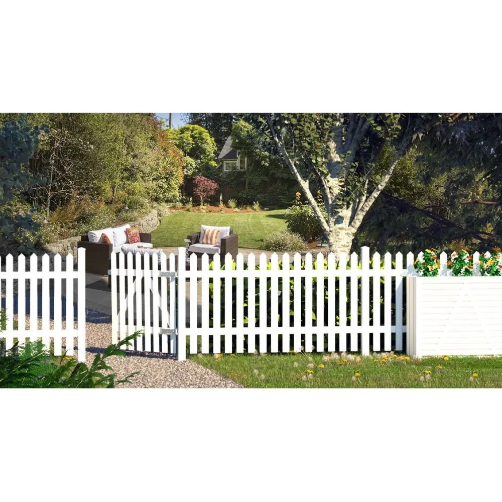 Clearance Aitaelementti Lovisa 10 100x180 cm valkoinen 5 kpl/pkt Aitaelementit