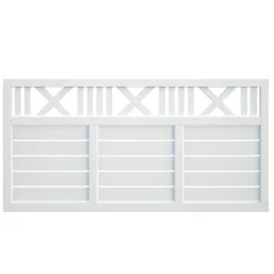 Clearance Aitaelementti Marit 4 90x180 cm valkoinen 5 kpl/pkt Aitaelementit