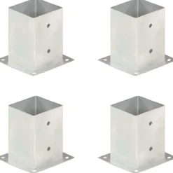 Aitatolpan jalat 4kpl galvanoitu 101mm*FinePRICE Discount