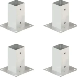 Aitatolpan jalat 4kpl galvanoitu 71mm*FinePRICE Best
