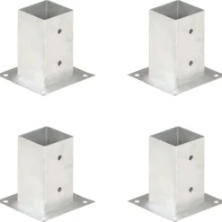 New Aitatolpan jalat 4kpl galvanoitu 81mm Aitatolpan Jalat