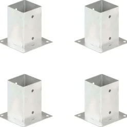 Discount Aitatolpan jalat 4kpl galvanoitu 91mm Aitatolpan Jalat