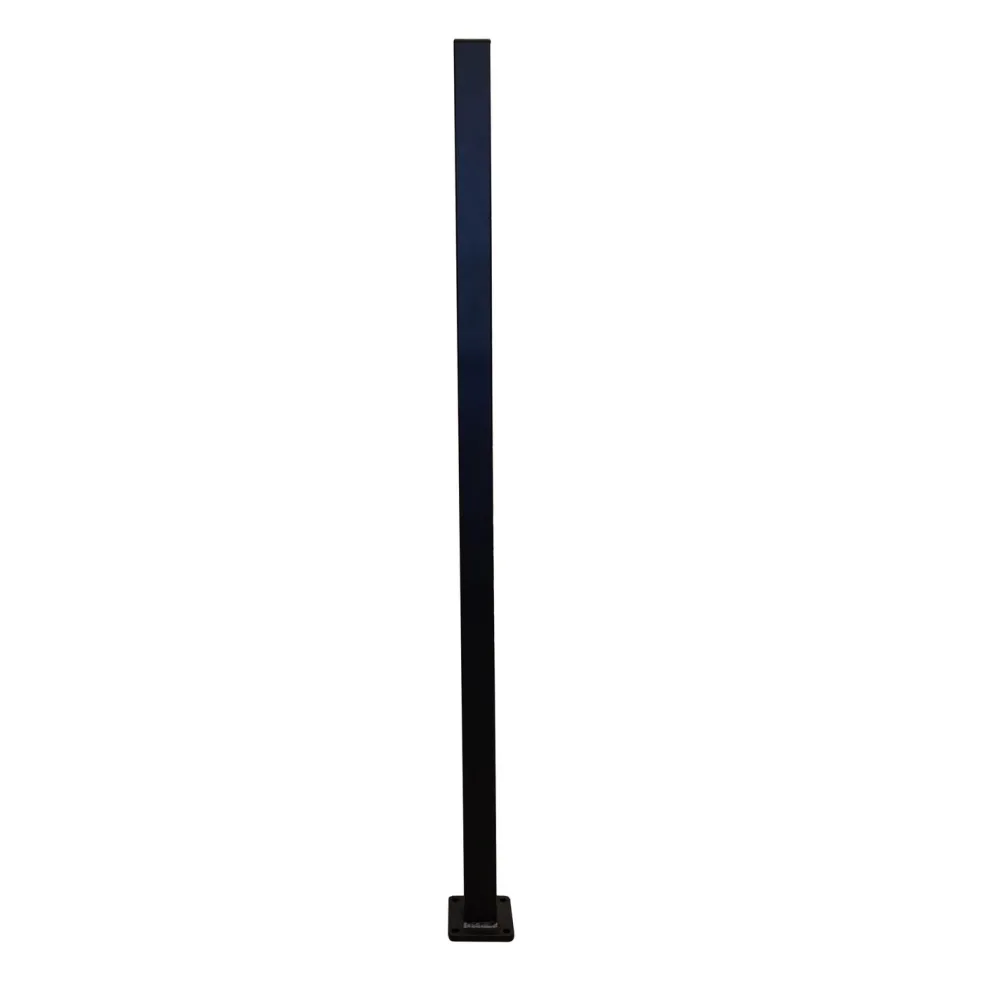 Aitatolppa Garden 130 x 5 x 5 cm musta alumiini*Green Land Clearance