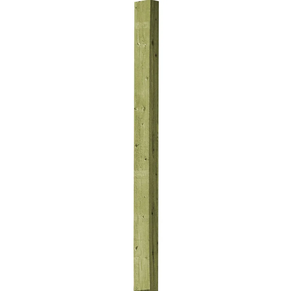 Best Aitatolppa K02/100 100x100 mm sahapintainen vihreä Aitatolpat|Puutavara