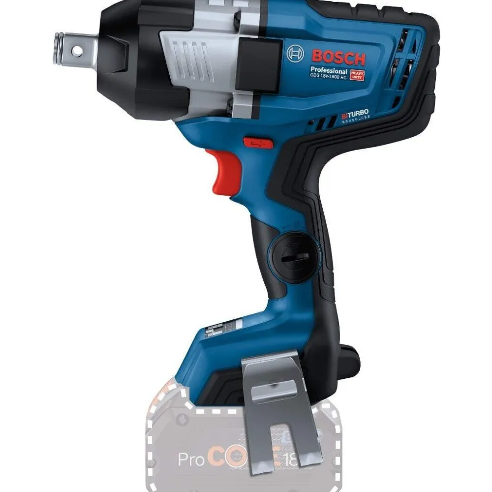 Outlet Akkuiskumutterinväännin Bosch Professional GDS 18V-1600 HC Solo 18V ilman akkua Mutterinvääntimet