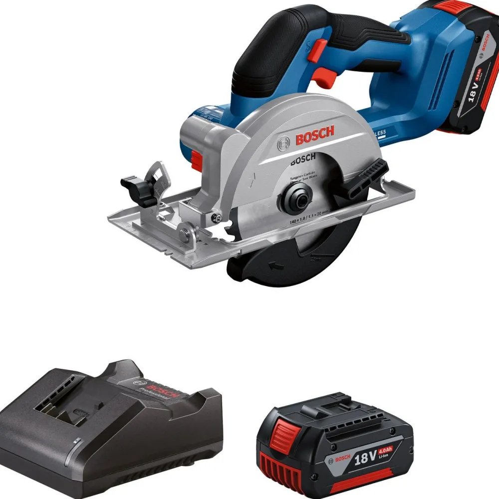 Akkukäsipyörösaha Bosch Professional GKS 18V-51 18V 2x4,0 Ah akuilla*Bosch Power Tools Online