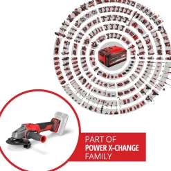 Akkukulmahiomakone PXC Axxio 18/125 Q Solo 18V ilman akkua*Einhell Outlet