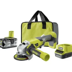 Akkukulmahiomakone ONE+ R18AG-140S 18V 4,0 Ah akulla*Ryobi Discount