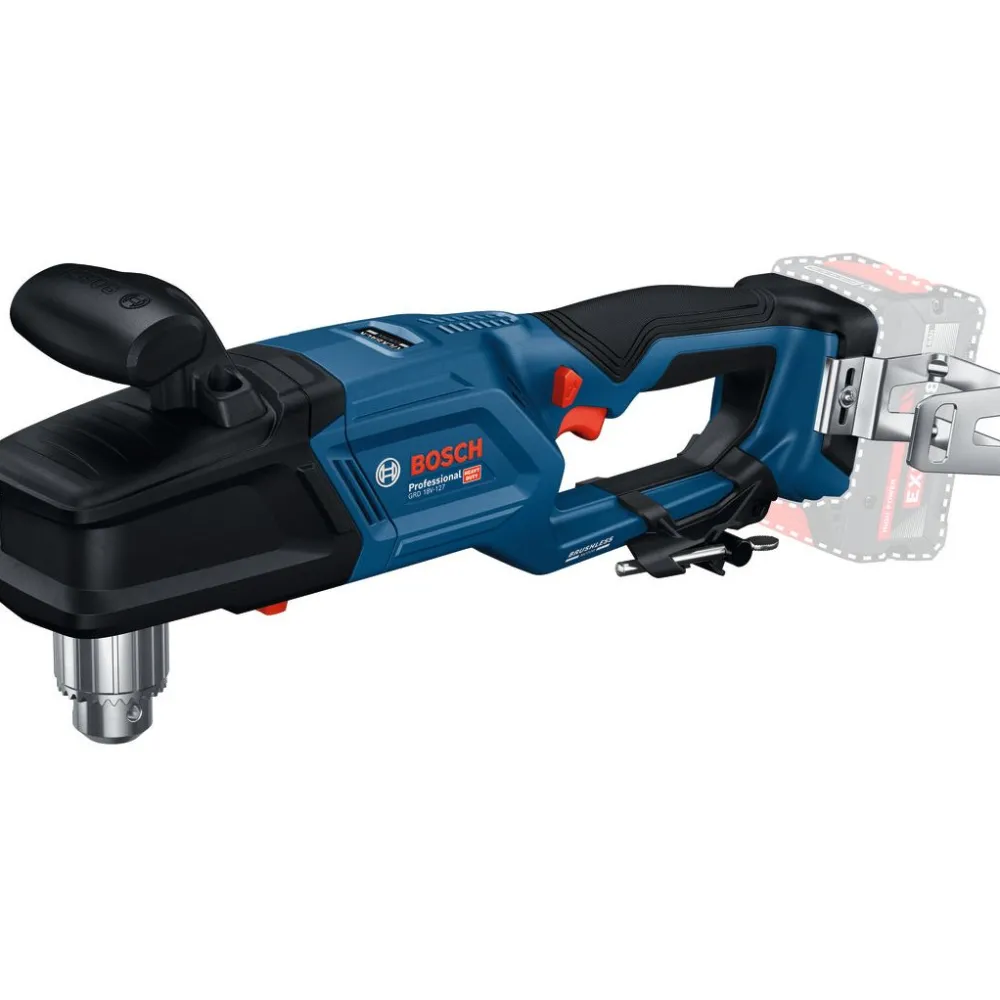Akkukulmaporakone Bosch Professional GRD 18V-127 Solo 18V ilman akkua*Bosch Power Tools Clearance