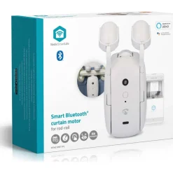 Online Akkukäyttöinen verhomoottori BTMC10WT1PC SmartLife Bluetooth, verhotanko Moottorisäätimet