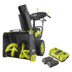 Online Akkulumilinko Max Power RY36STX56A-250 56 cm 2x36V 2x5,0 Ah akuilla Akkukäyttöiset Lumilingot