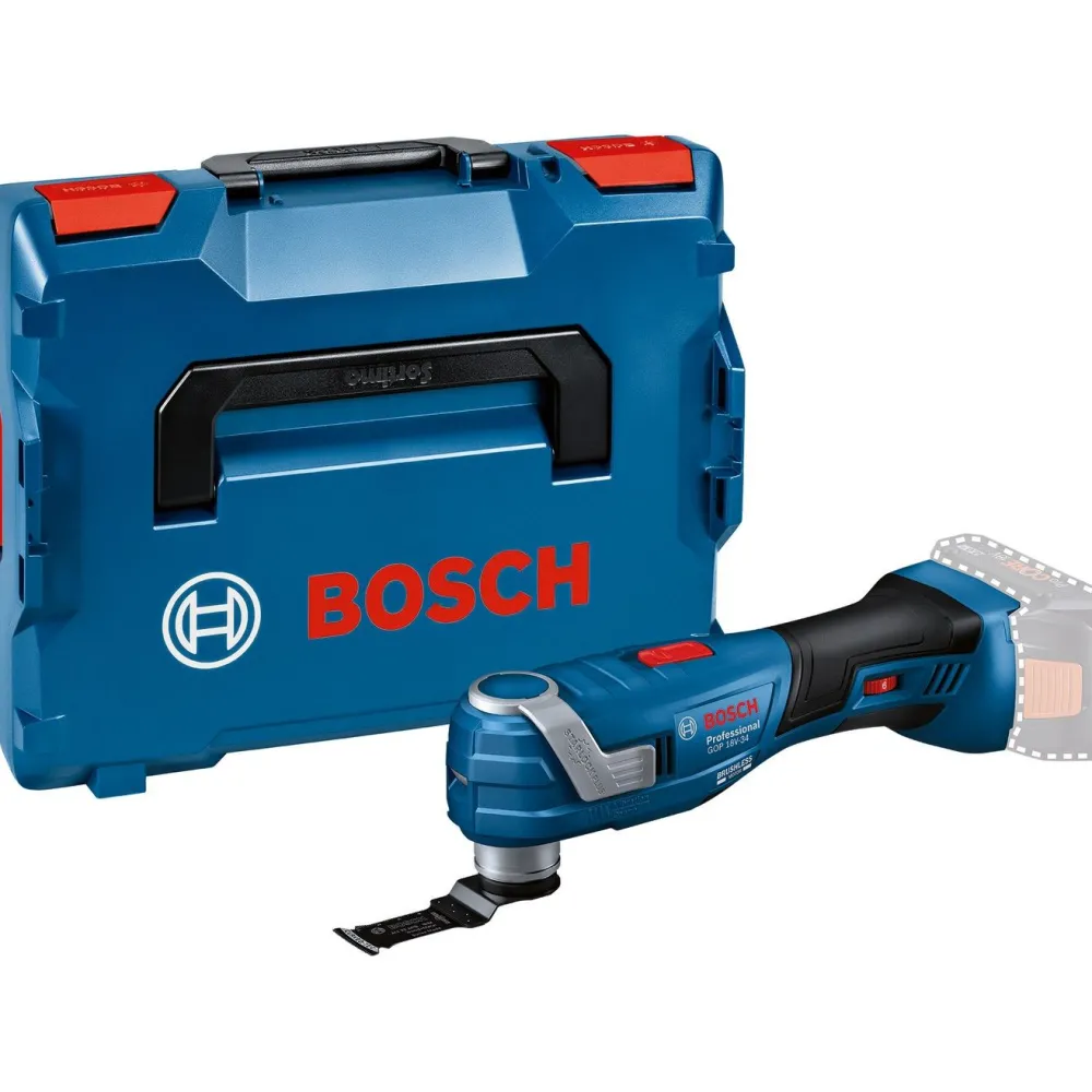 Akkumonitoimityökalu Bosch Professional GOP 18V-34 Starlock Solo 18V ilman akkua + L-Boxx*Bosch Power Tools Best