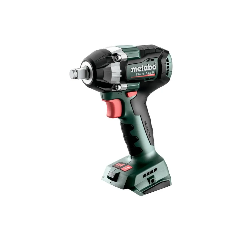 Akkumutterinväännin SSW 18 LT 300 BL 1/2" ilman akkua ja laturia*Metabo Outlet