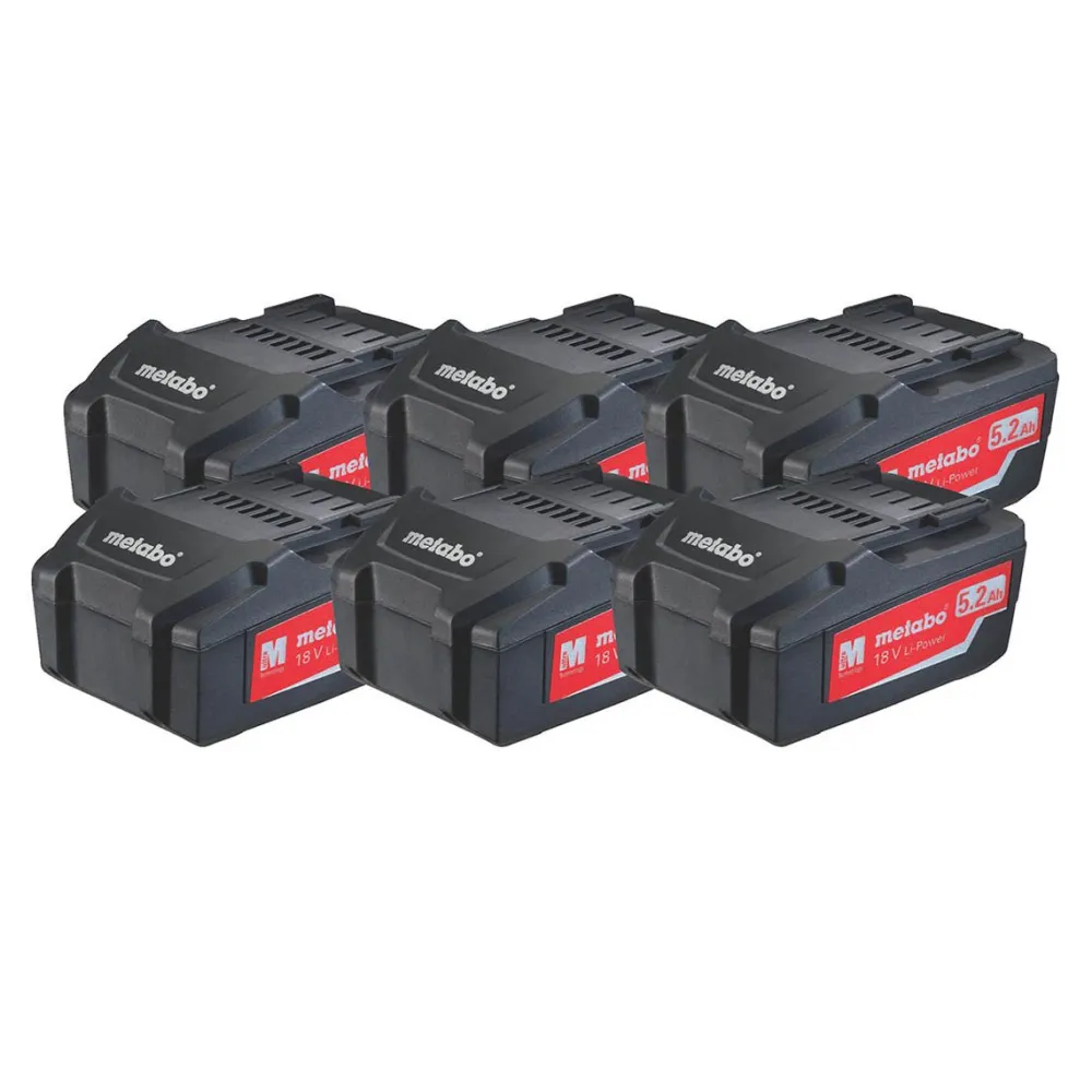 Akkupaketti 18V 6x5.2 Ah Li-Power*Metabo Best