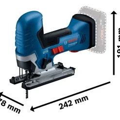Sale Akkupistosaha Bosch Professional GST 18V-125 S Solo 18V ilman akkua Pistosahat