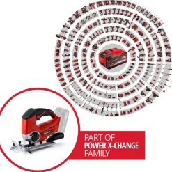 Online Akkupistosaha Power X-Change TE-JS 18/80 Li-Solo 18V ilman akkua Pistosahat
