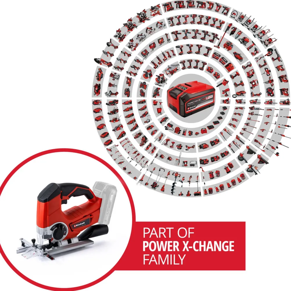Online Akkupistosaha Power X-Change TE-JS 18/80 Li-Solo 18V ilman akkua Pistosahat