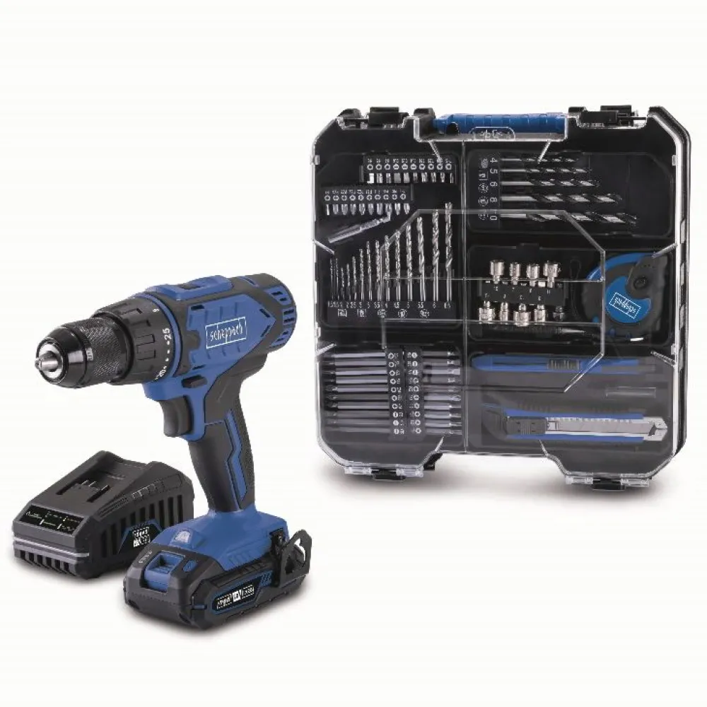 Sale Akkuporakone C-DTB74/1-X 20V akulla + 74-os. tarvikesetti Akkuporakoneet