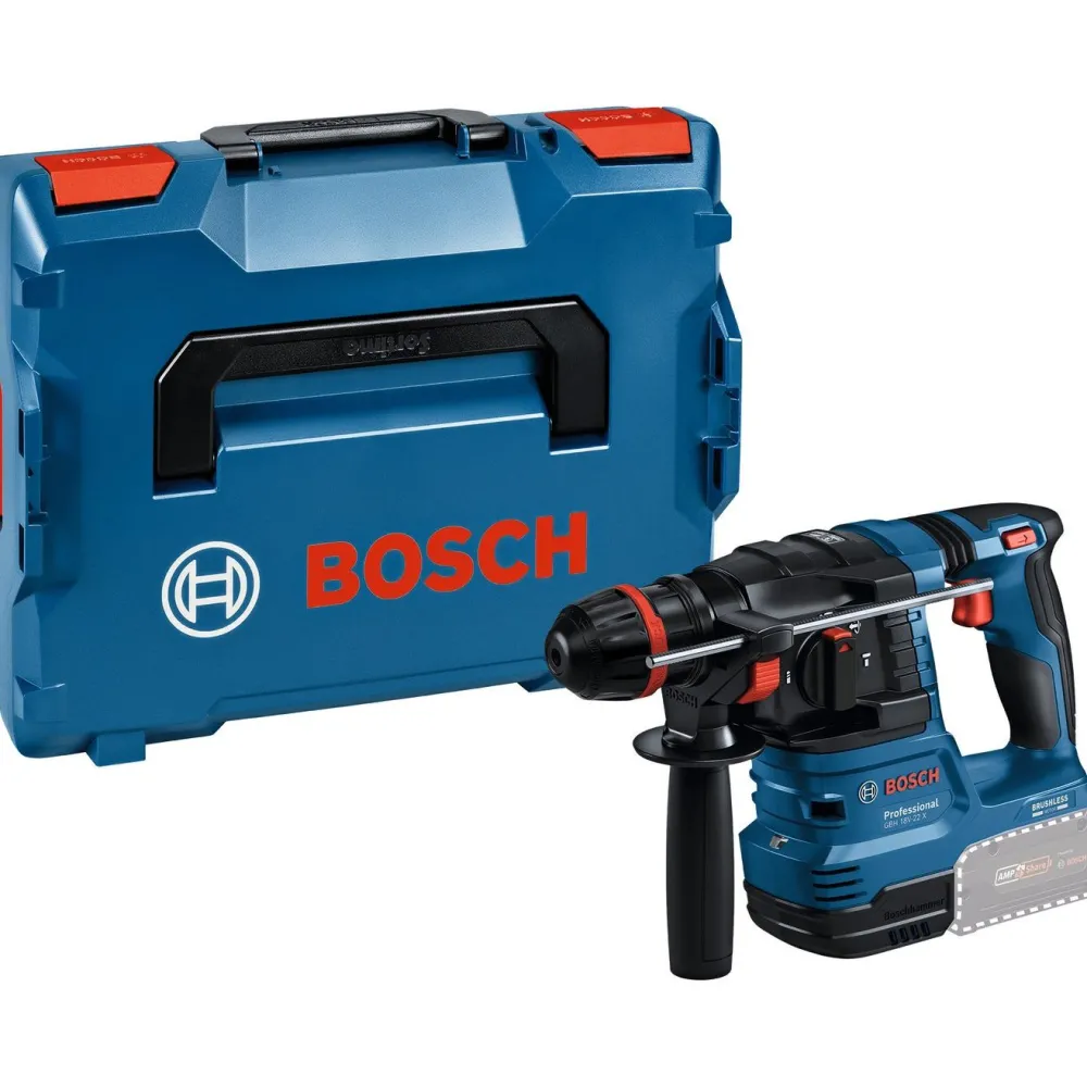 Discount Akkuporavasara Bosch Professional GBH 18V-22 X Solo 18V ilman akkua + L-Boxx Poravasarat