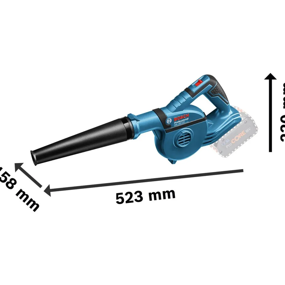 Akkupuhallin Bosch Professional GBL 18V-120 Solo 18V ilman akkua*Bosch Power Tools New