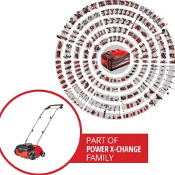 New Akkuruohonilmaaja Power X-Change SC 36/31 Li Solo n. 400 m² alueille Nurmikon Ilmaajat