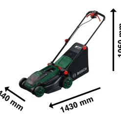 Akkuruohonleikkuri Bosch Rotak 18V2-38 2x18V 2x4,0 Ah akuilla*Bosch Power Tools Sale