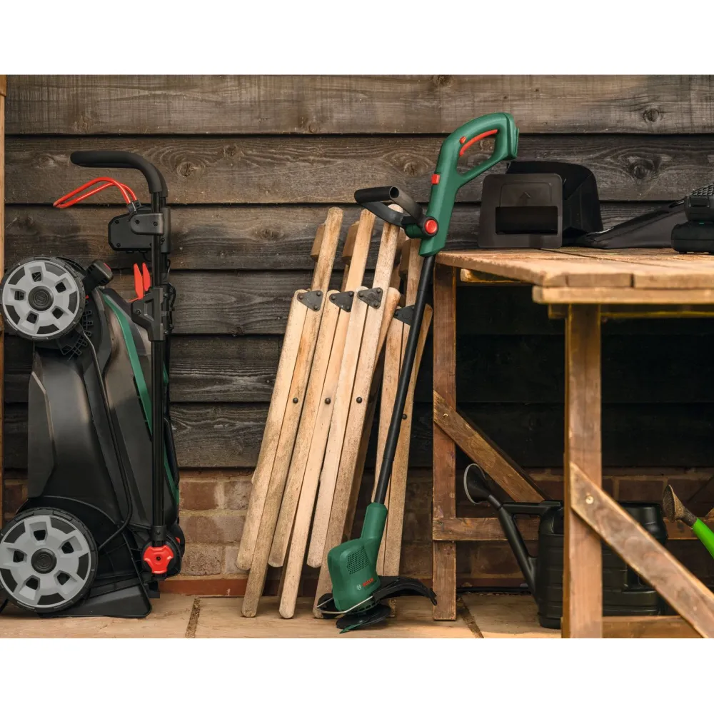 Discount Akkuruohonleikkuri Bosch Rotak 18V2-43 2x18V 2x4,0 Ah akuilla Akkuruohonleikkurit