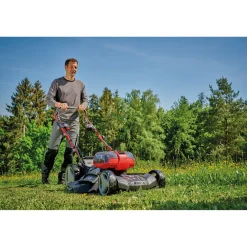 Akkuruohonleikkuri Power X-Change GE-CM 36/47 S HW Li vetävä + 4 akkua Akkuruohonleikkurit|Työnnettävät Ruohonleikkurit