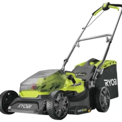 Clearance Akkuruohonleikkuri RY18LM37A-240 18V 2x4,0 Ah akuilla Keräävät Ruohonleikkurit|Akkuruohonleikkurit