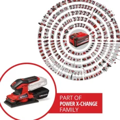 Outlet Akkutasohiomakone PXC TC-OS 18/187 Li-Solo 18V ilman akkua Hiomakoneet