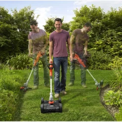 Akkutrimmeri 3-in-1 STC1820CM 18V Li-ion + ruohonleikkuualusta*BLACK+DECKER Discount