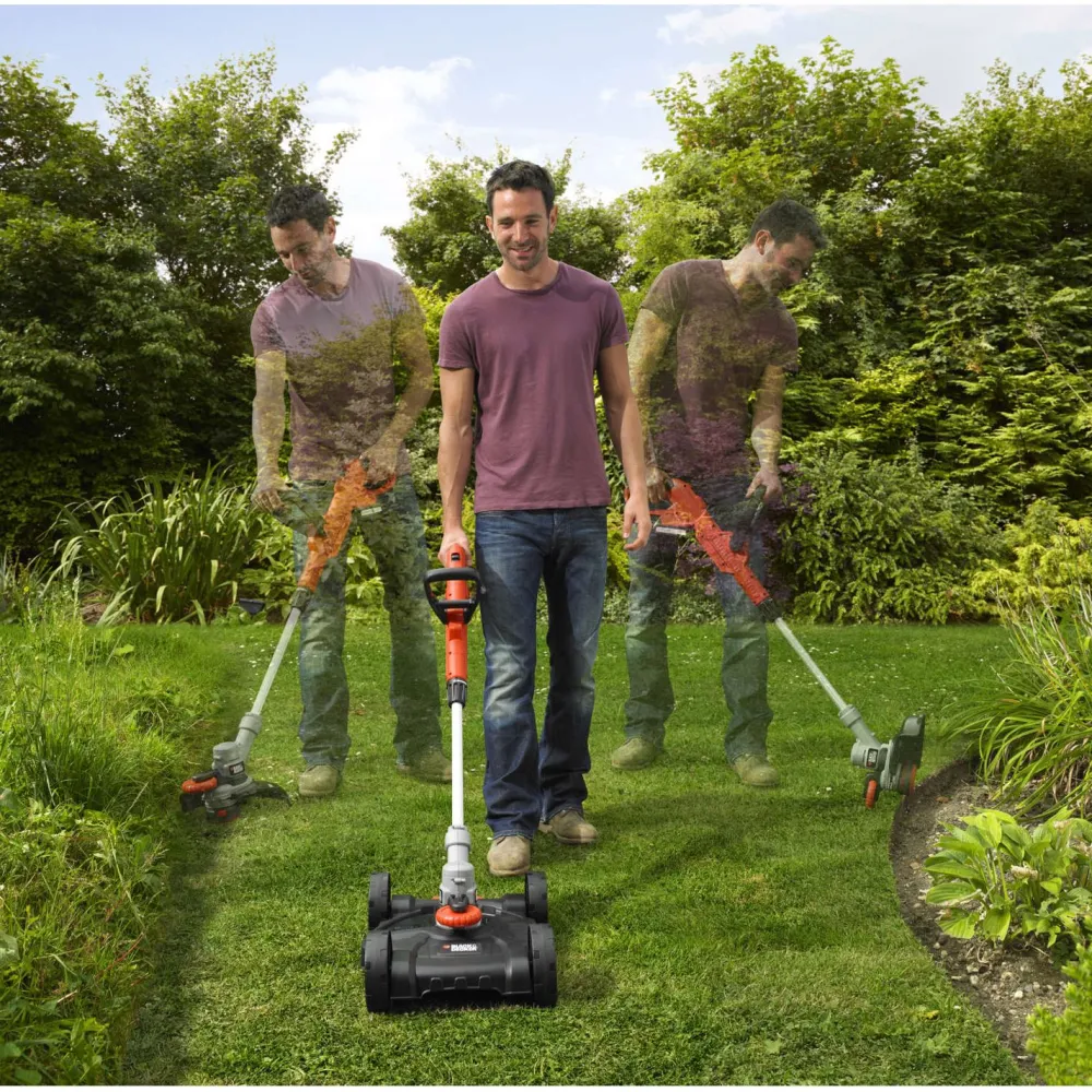 Akkutrimmeri 3-in-1 STC1820CM 18V Li-ion + ruohonleikkuualusta*BLACK+DECKER Discount