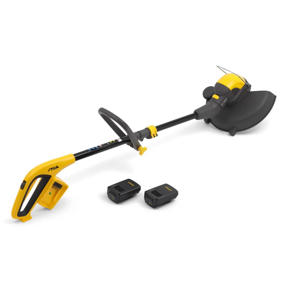 Akkutrimmeri GT 300E Kit 20V 2x2,0 Ah akuilla*Stiga