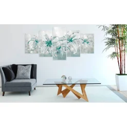 Online Akryylilasitaulu Sapphire Lilies eri kokoja Taulut Ja Kehykset