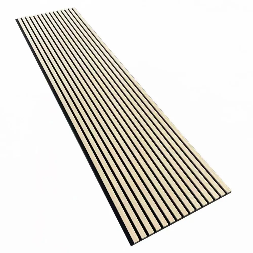 Akustiikkalevy rimapaneeli, 21x605x2400mm, vaalea tammi puuviilu*Aarni Outlet