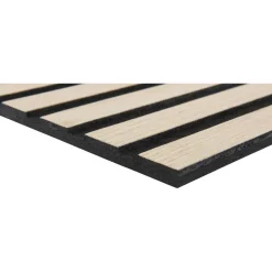Akustiikkalevy Light acoustic, 9x605x2500mm, vaalea tammi, 5kpl/pkt*Fibrotech Clearance