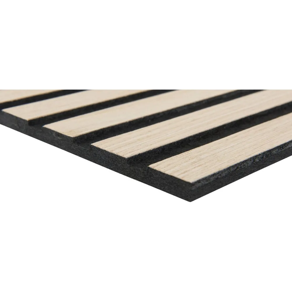 Akustiikkalevy Light acoustic, 9x605x2500mm, vaalea tammi, 5kpl/pkt*Fibrotech Clearance