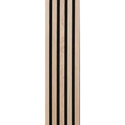 Clearance Akustiikkalevy Premium, 22x605x2440mm, vaalea tammi puuviilu Sisustuslevyt|Rimaseinät