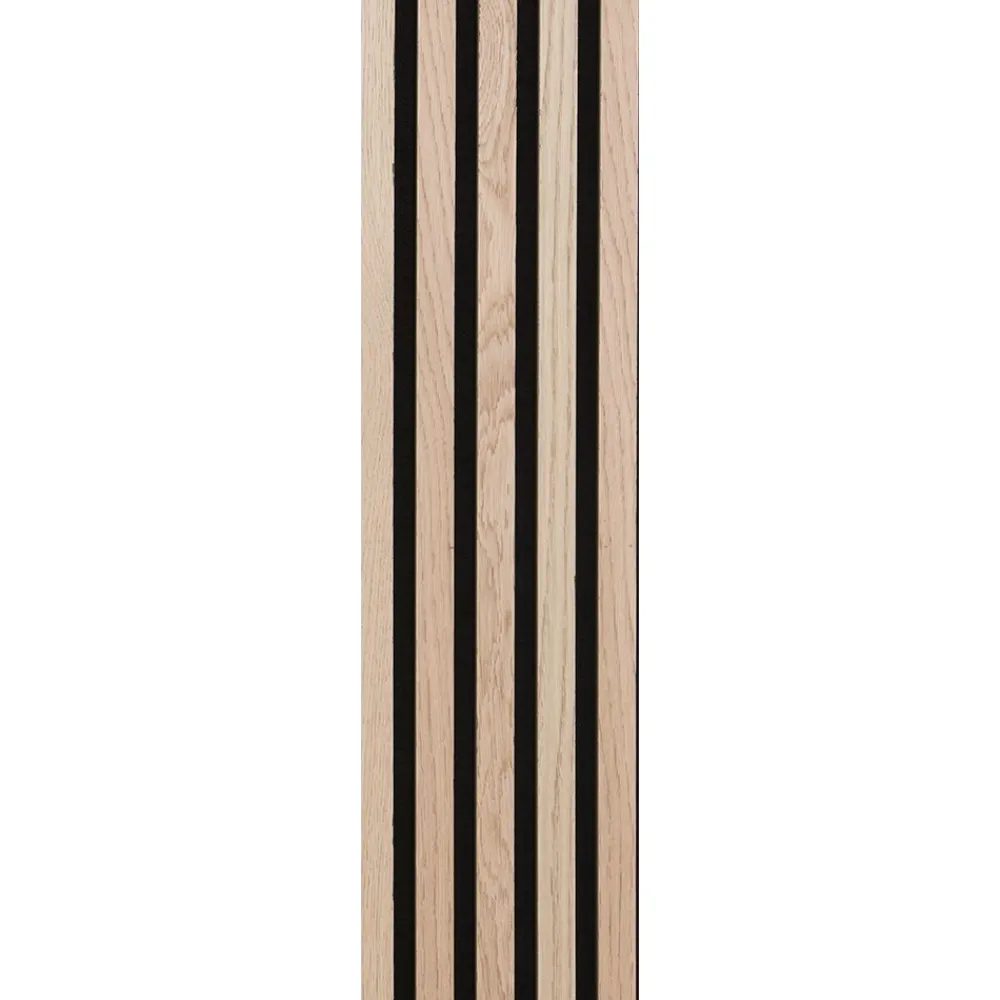 Clearance Akustiikkalevy Premium, 22x605x2440mm, vaalea tammi puuviilu Sisustuslevyt|Rimaseinät