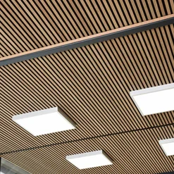 Clearance Akustiikkalevy Premium, 22x605x2440mm, vaalea tammi puuviilu Sisustuslevyt|Rimaseinät