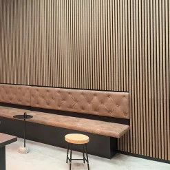 Clearance Akustiikkalevy Premium, 22x605x2440mm, vaalea tammi puuviilu Sisustuslevyt|Rimaseinät