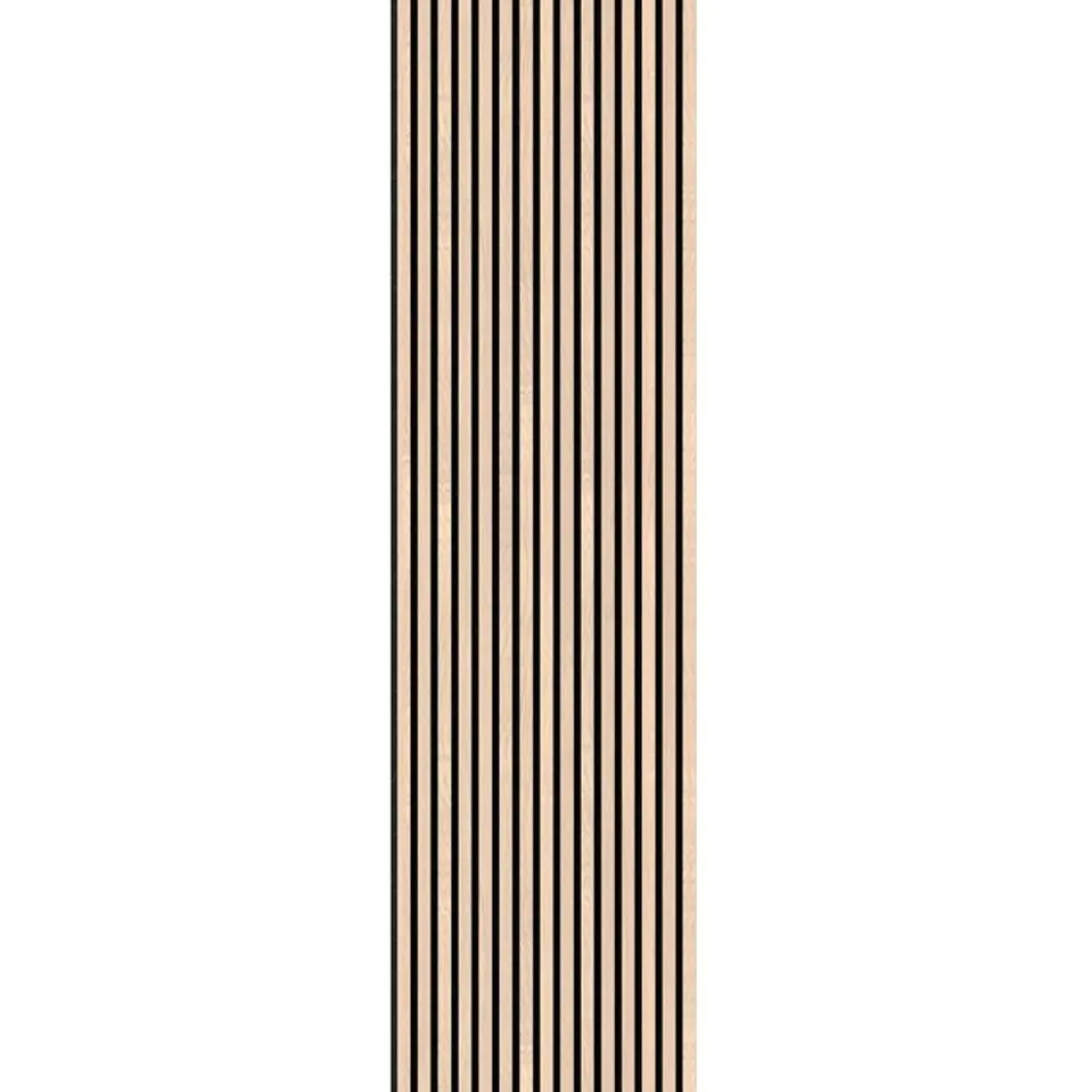 Clearance Akustiikkalevy Premium, 22x605x2440mm, vaalea tammi puuviilu Sisustuslevyt|Rimaseinät