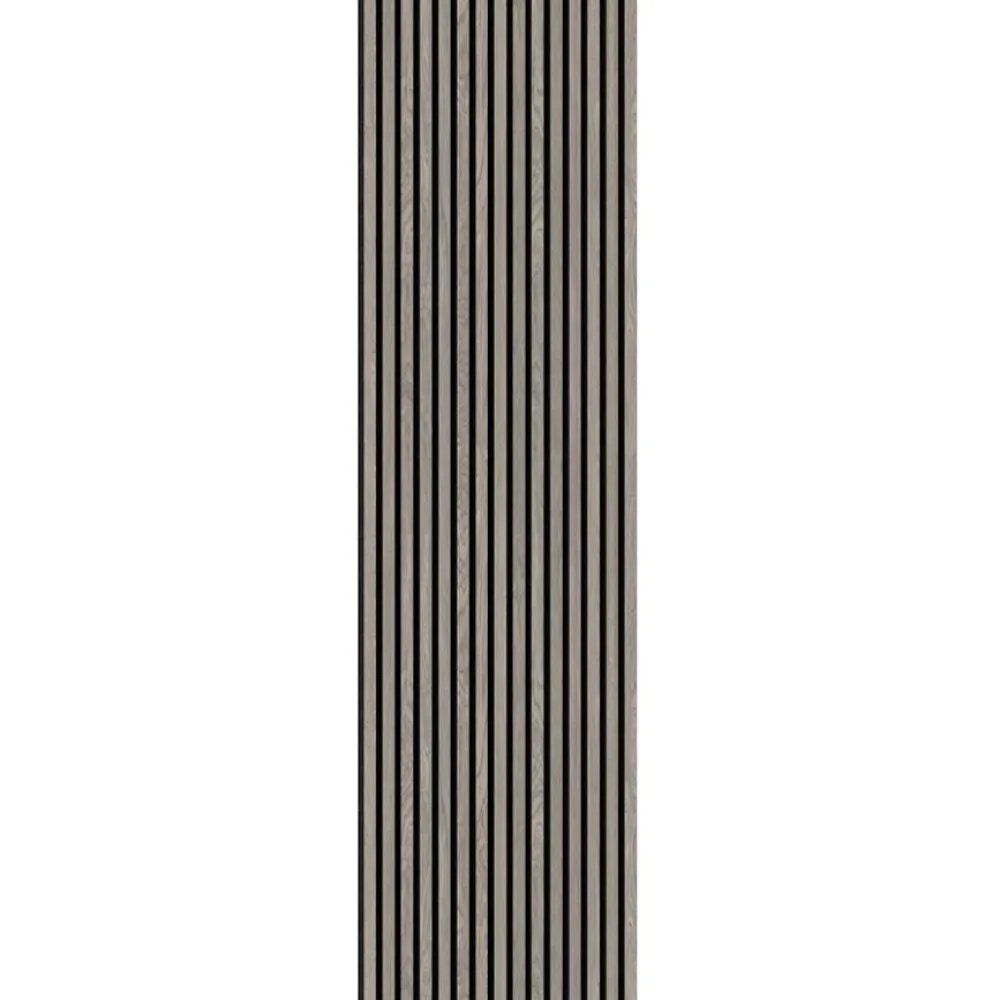 Online Akustiikkalevy Premium, 22x605x2440mm, harmaa tammi puuviilu Sisustuslevyt|Rimaseinät