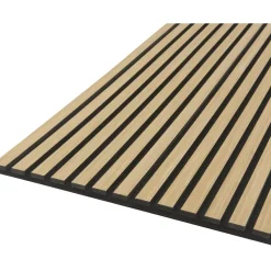 Akustiikkalevy Quanti, 18x520x2440mm, vaalea tammi puuviilu*Fibrotech Hot