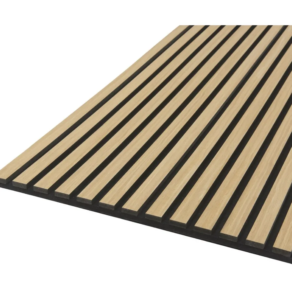 Akustiikkalevy Quanti, 18x520x2440mm, vaalea tammi puuviilu*Fibrotech Hot