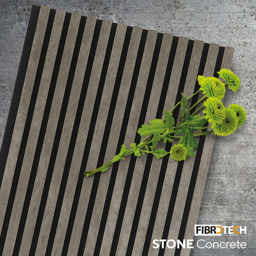 Best Akustiikkalevy Stone 244, 18x520x2440mm, concrete stone Sisustuslevyt|Rimaseinät